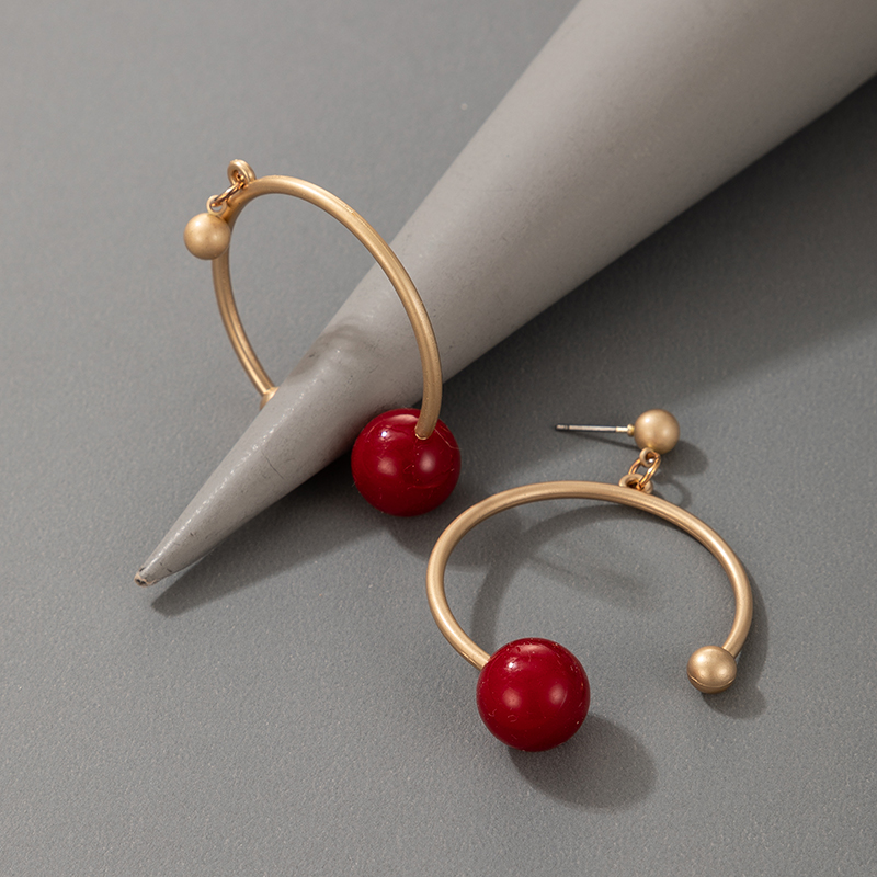 Drop Oil Imitation Pearl Earrings display picture 12