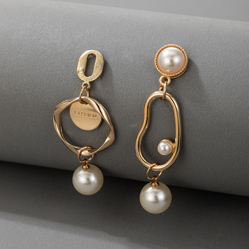 Drop Oil Imitation Pearl Earrings display picture 15