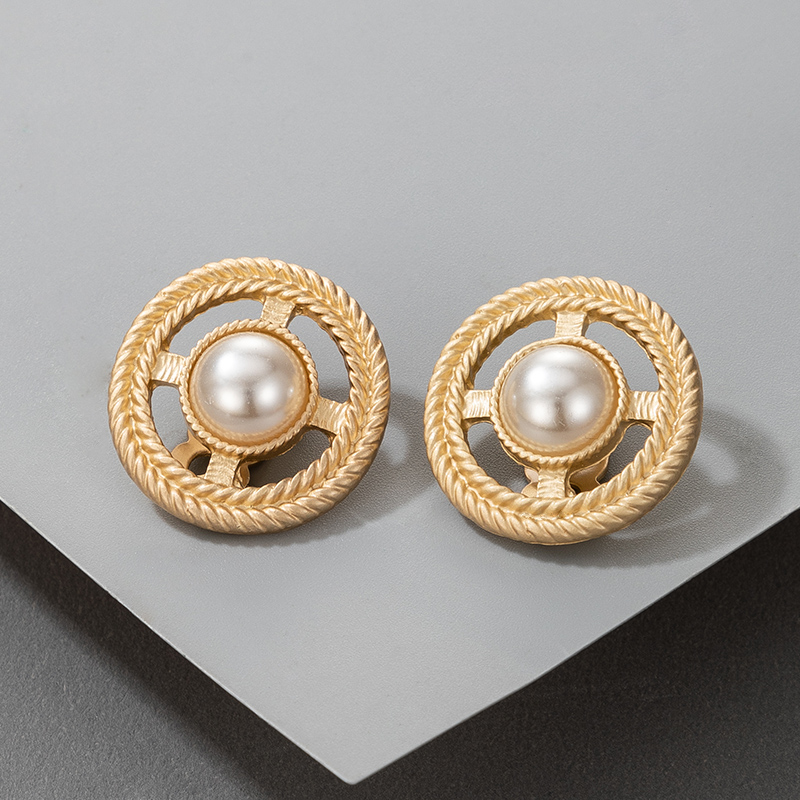Drop Oil Imitation Pearl Earrings display picture 18