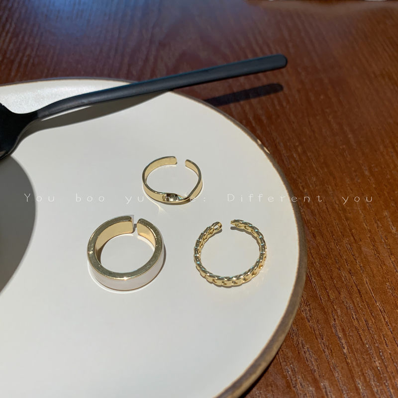 Korean Simple Retro Ring Set display picture 6