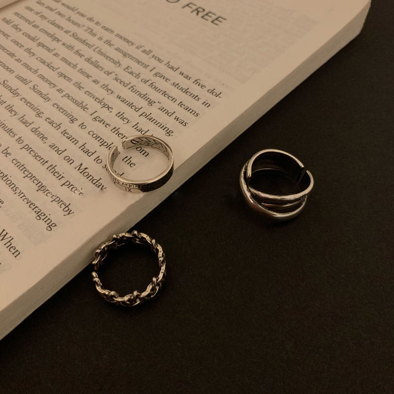 Simple Style Adjustable Ring display picture 3