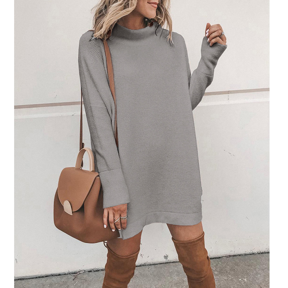 New Casual Long Sleeve Round Neck Dress display picture 3