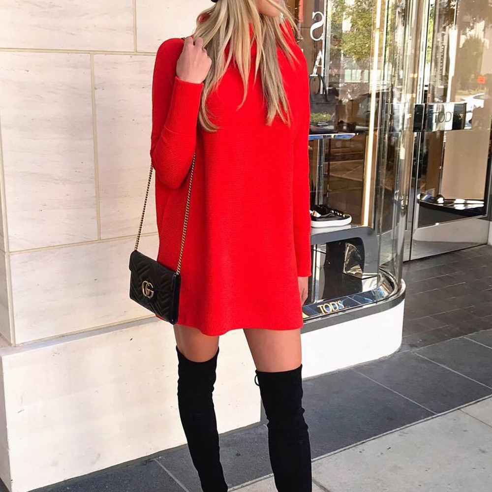 New Casual Long Sleeve Round Neck Dress display picture 6