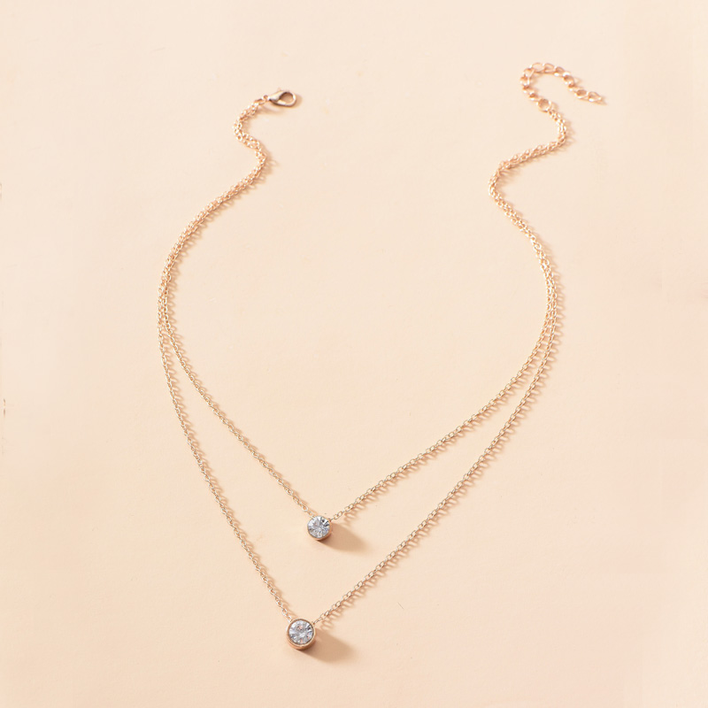 Fashion New Diamond Necklace display picture 4