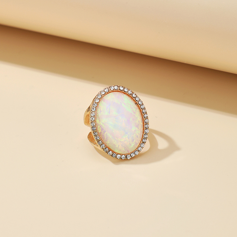 Korean  Pink Crystal Fashion Wild Diamond Earrings display picture 4