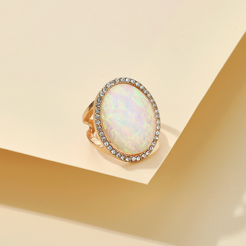 Korean  Pink Crystal Fashion Wild Diamond Earrings display picture 6