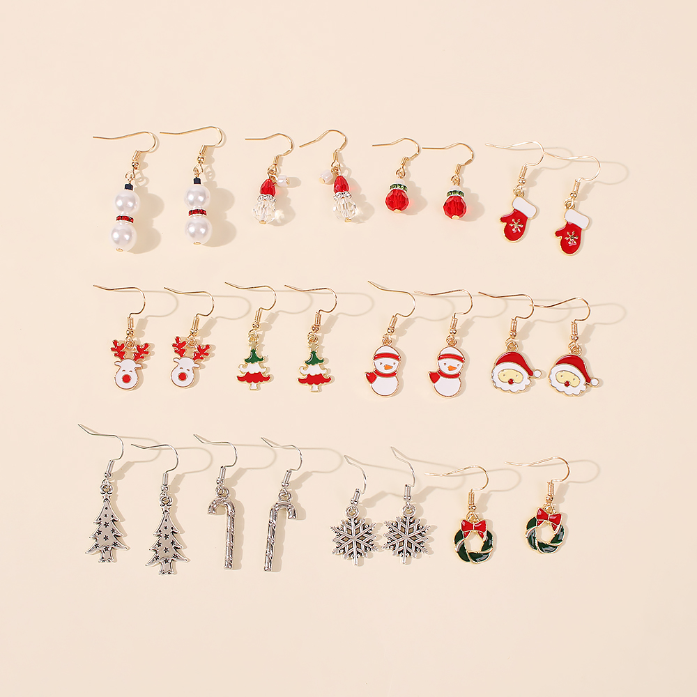 Simple Christmas Gloves Earring Set display picture 5
