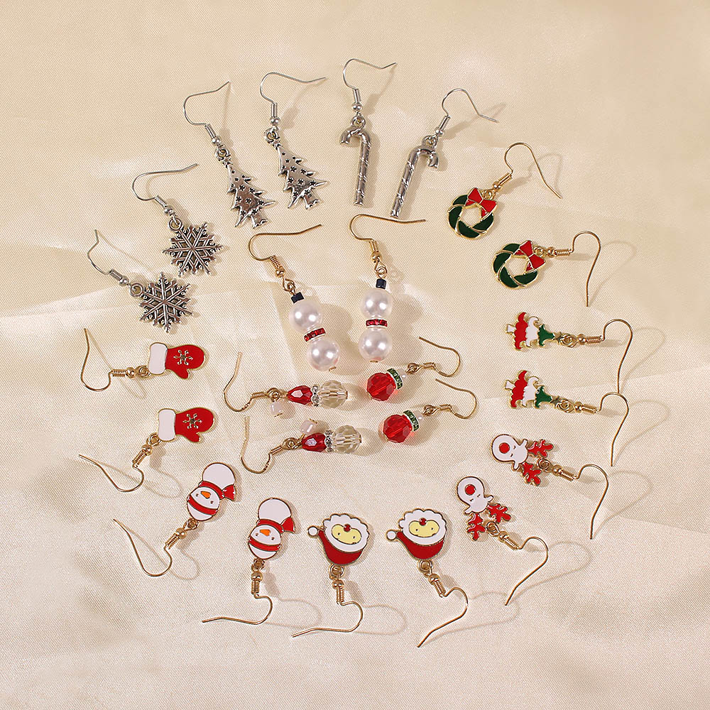 Simple Christmas Gloves Earring Set display picture 6