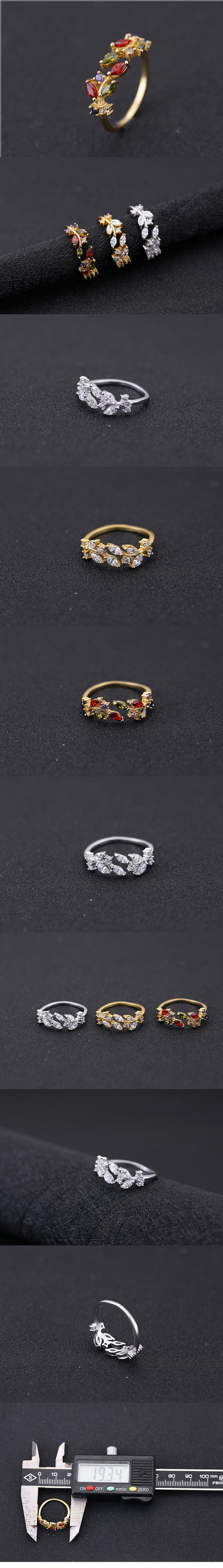 Jewellery For Women Korean Fashion Ol Bright Zircon Open Ring Wholesales Yiwu Suppliers China display picture 1