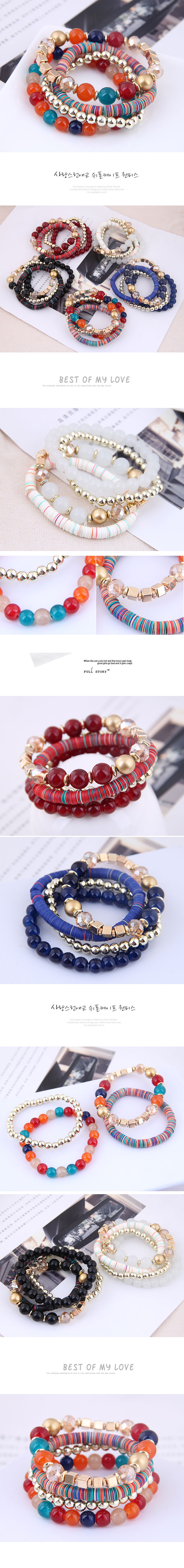 Fashion Bohemian Mashup Multi-accessory Multilayer Bracelet display picture 1