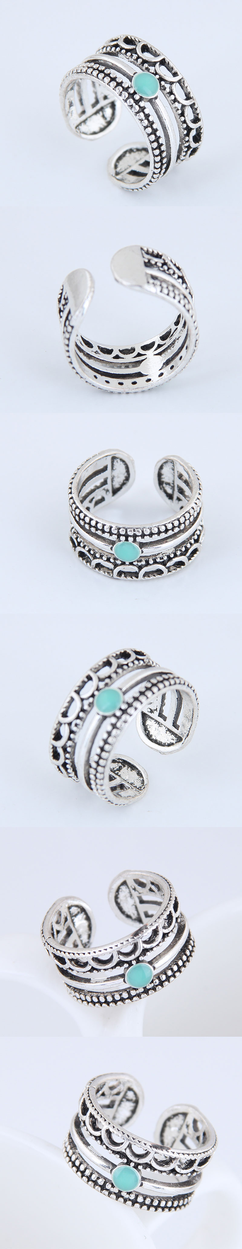 Yiwu Schmuck Großhandel Mode Einfachen Offenen Ring display picture 1