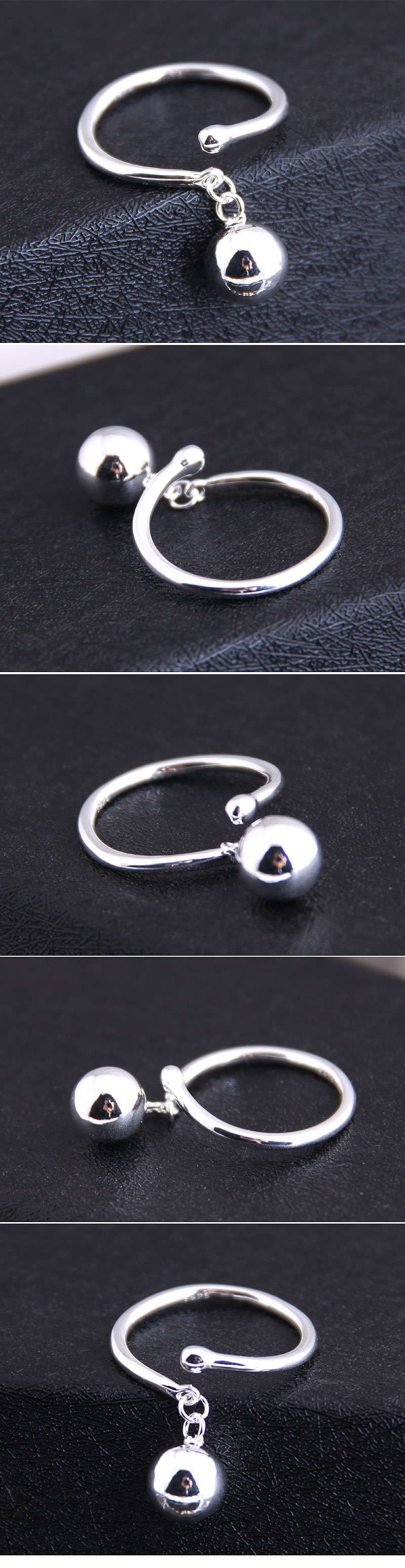 Nueva Moda Coreana Dulce Ol Colgante De Bola Anillo Abierto Yiwu Nihaojewelry Al Por Mayor display picture 1