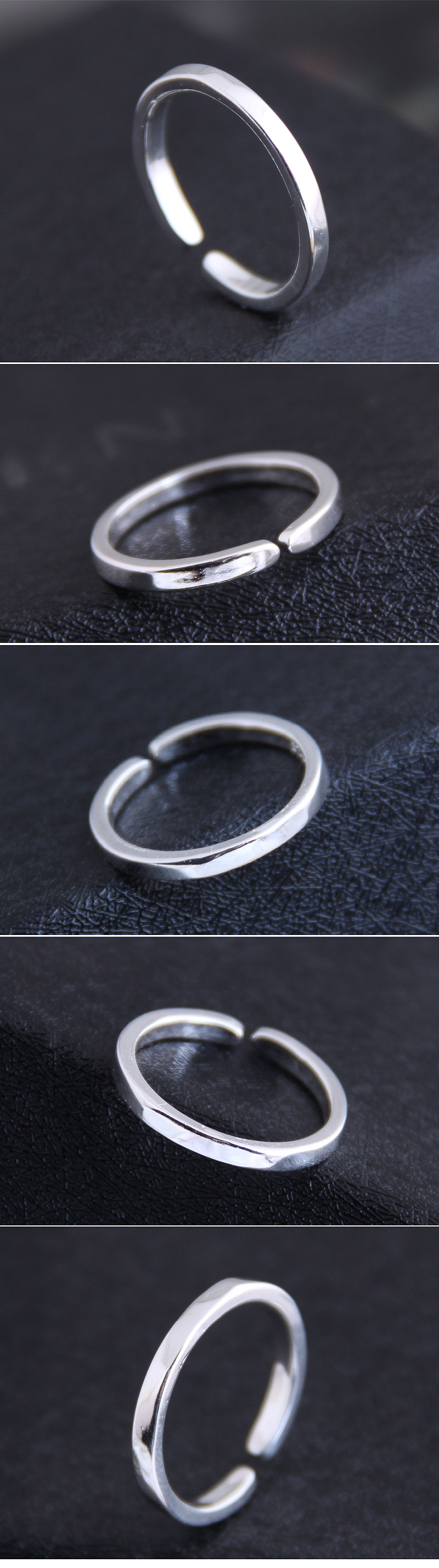 Korean New Fashion Sweet Ol Smooth Open Ring Yiwu Nihaojewelry Wholesale display picture 1