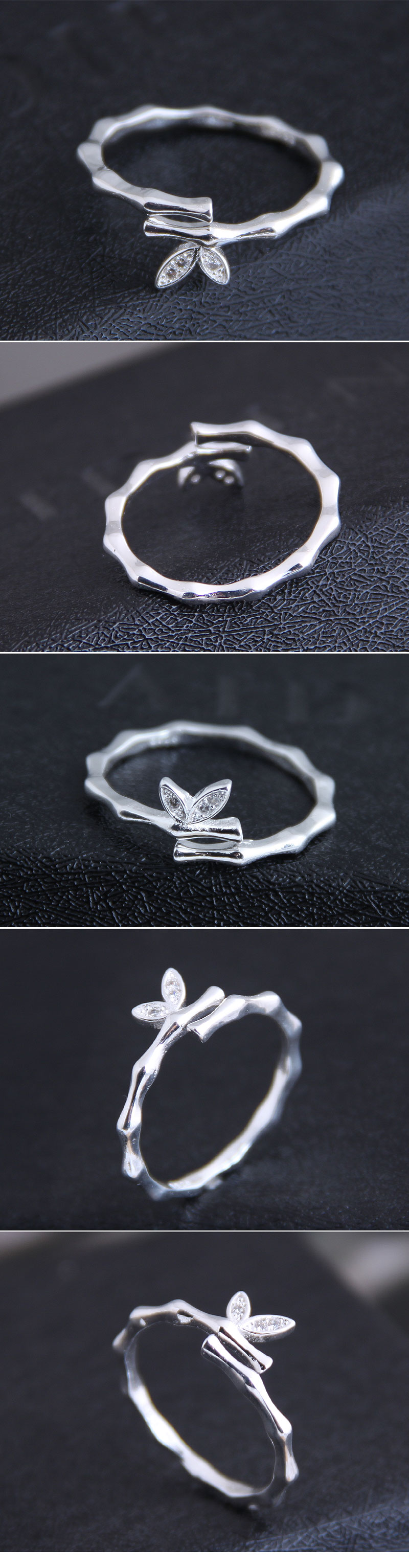 Nueva Moda Coreana Dulce Ol Anillo Abierto De Bambú Yiwu Nihaojewelry Al Por Mayor display picture 1