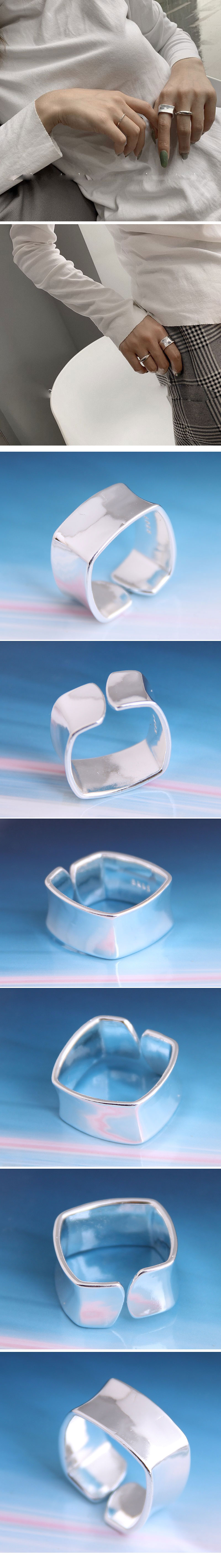 Fashionable Simple Rubik&#39;s Cube Open Ring Yiwu Nihaojewelry Wholesale display picture 1