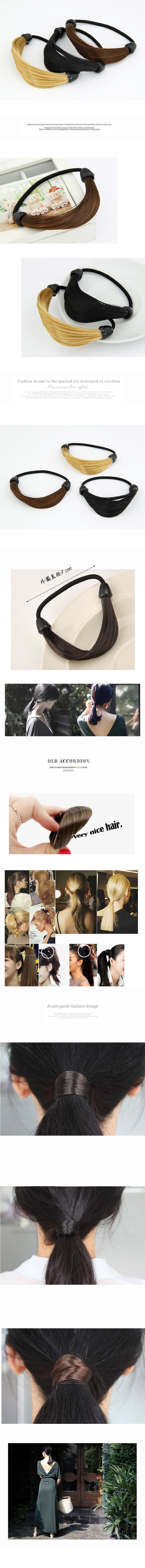 Korean Fashion Einfache Perücke Haar Band Haar Braid Elastische Haarband Nihaojewelry Großhandel display picture 1