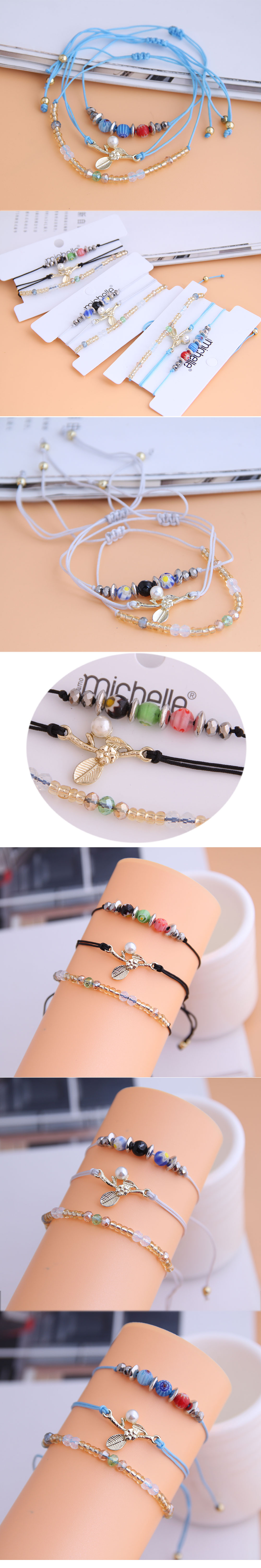 Korean Delicate Three-layer Bracelet Wholesale Nihaojewelry display picture 1