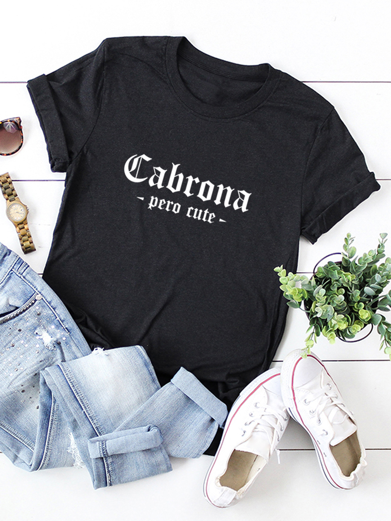 Women's T-shirt Short Sleeve T-shirts Casual Letter display picture 14