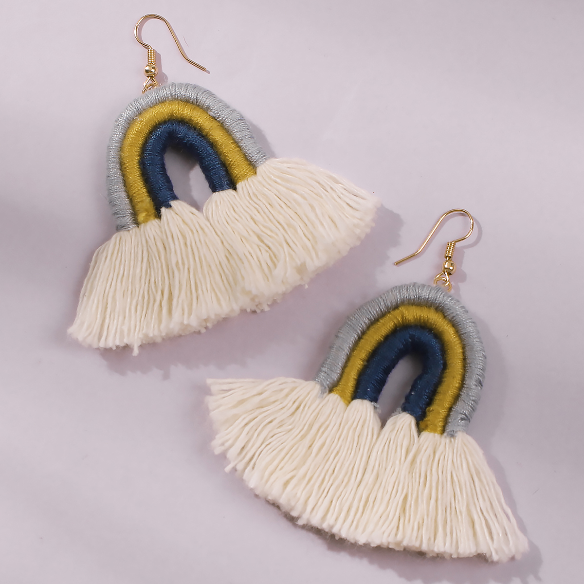 Bohemian Ethnic Style Earrings Romantic Tassel Fashion Earrings display picture 6
