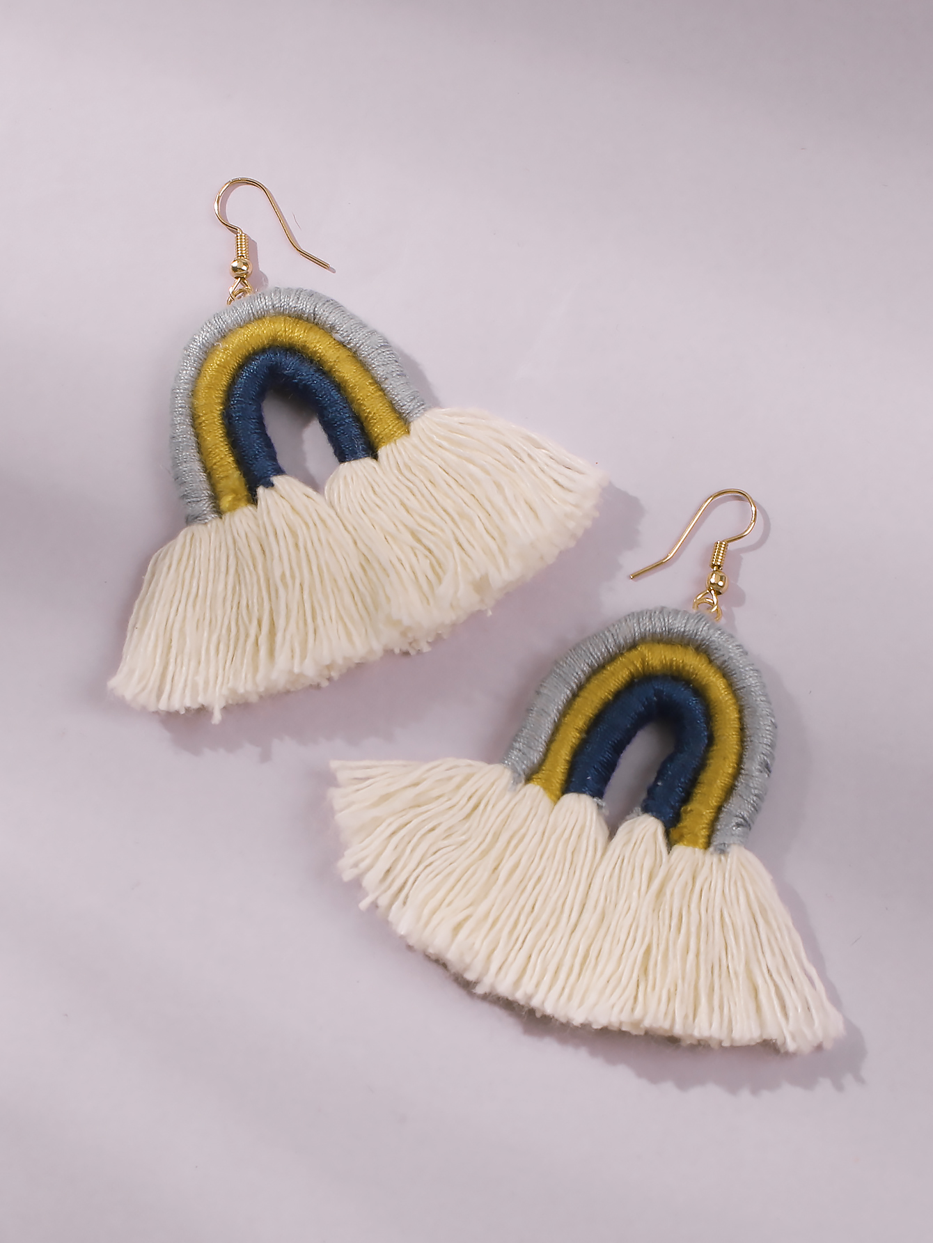 Bohemian Ethnic Style Earrings Romantic Tassel Fashion Earrings display picture 7