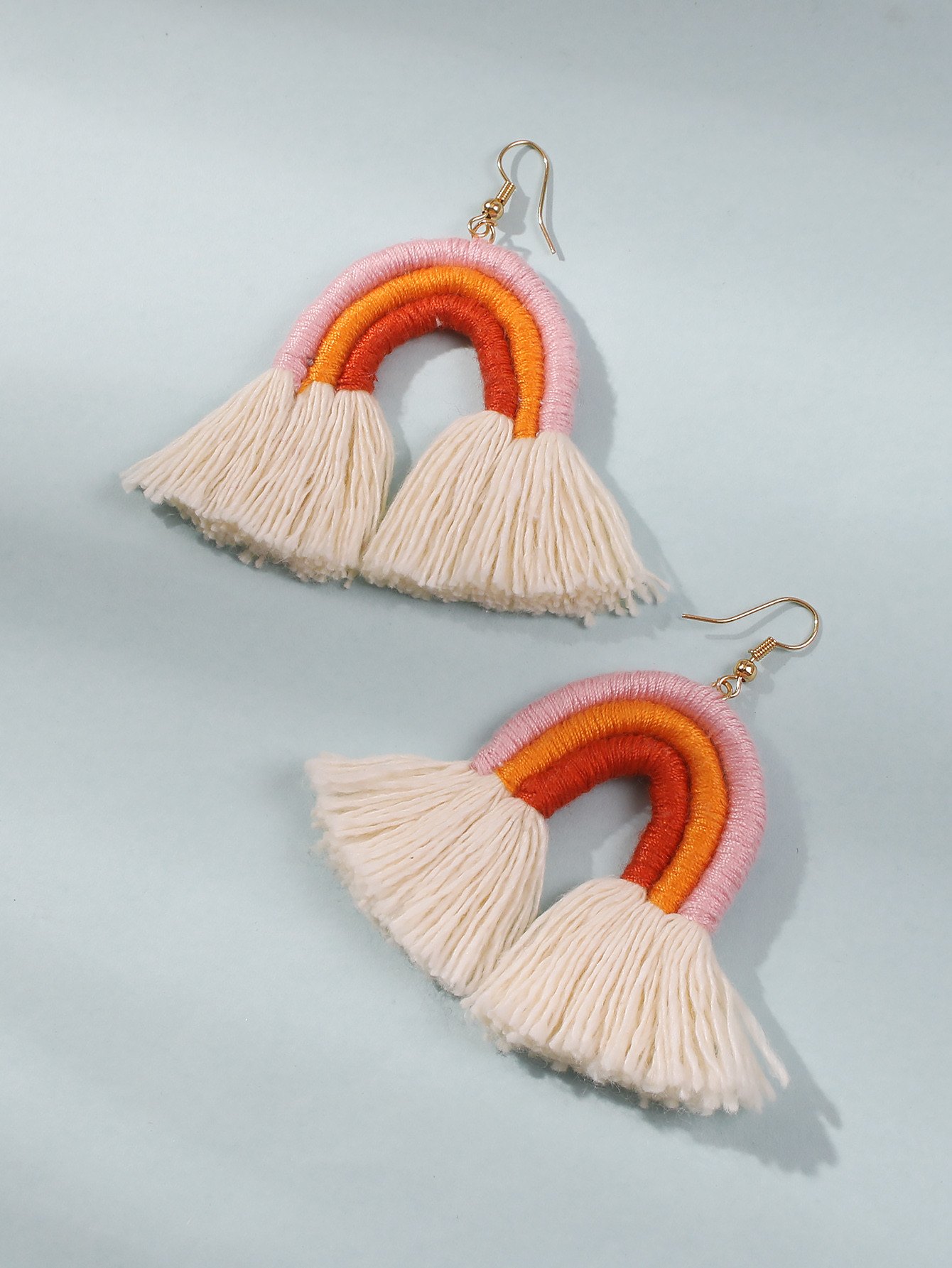 Bohemian Ethnic Style Earrings Romantic Tassel Fashion Earrings display picture 9