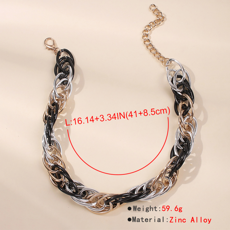 Punk Style Exaggerated Necklace  Hot Selling Hip-hop Chain display picture 1