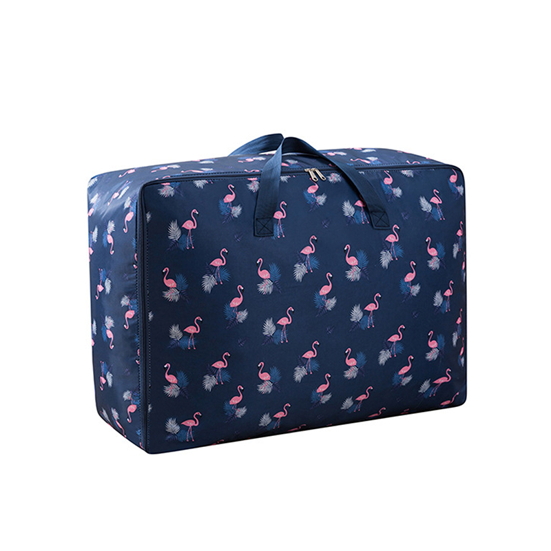 Fashionable Flamingo Oxford Cloth Waterproof Quilt Storage Bag Luggage Clothing Quilt Finishing Bag display picture 1