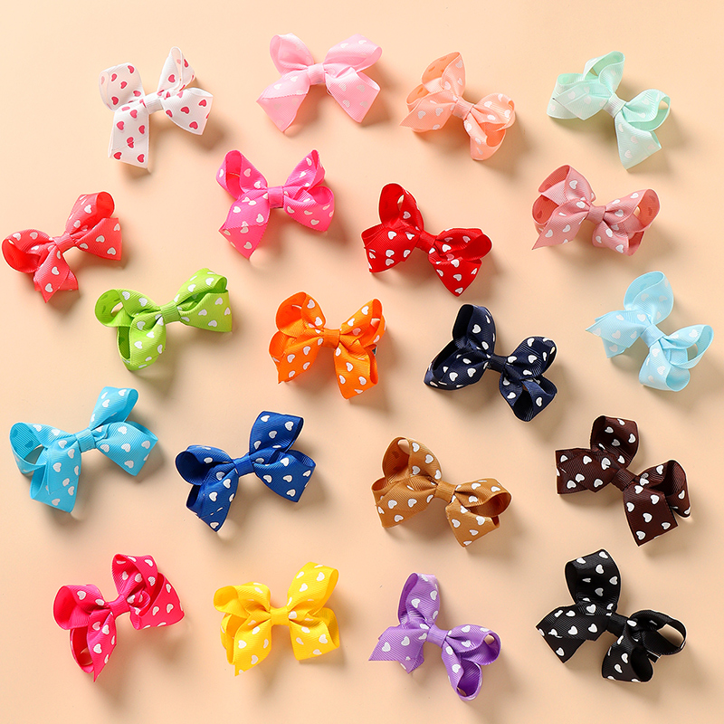 Hot Selling Fashion Mixed Color Bow Hairpins Wholesale display picture 2