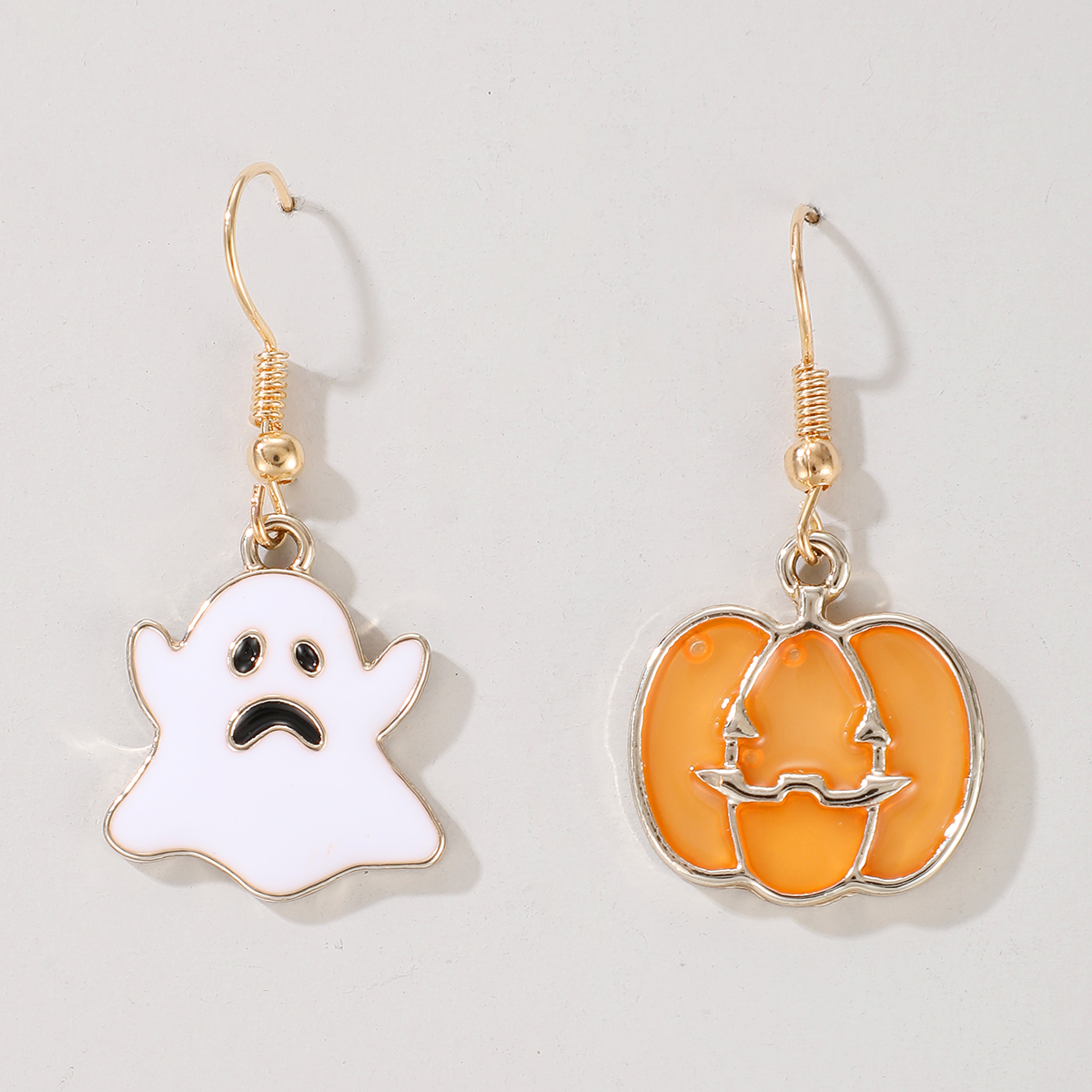 Halloween Pumpkin Ghost Demon Earrings Wholesale display picture 1