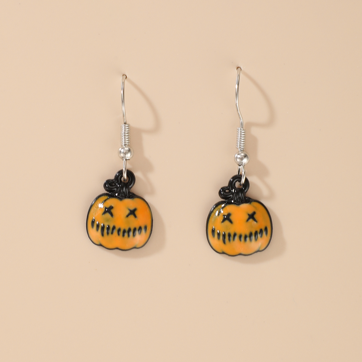 Halloween Pumpkin Ghost Demon Earrings Wholesale display picture 1