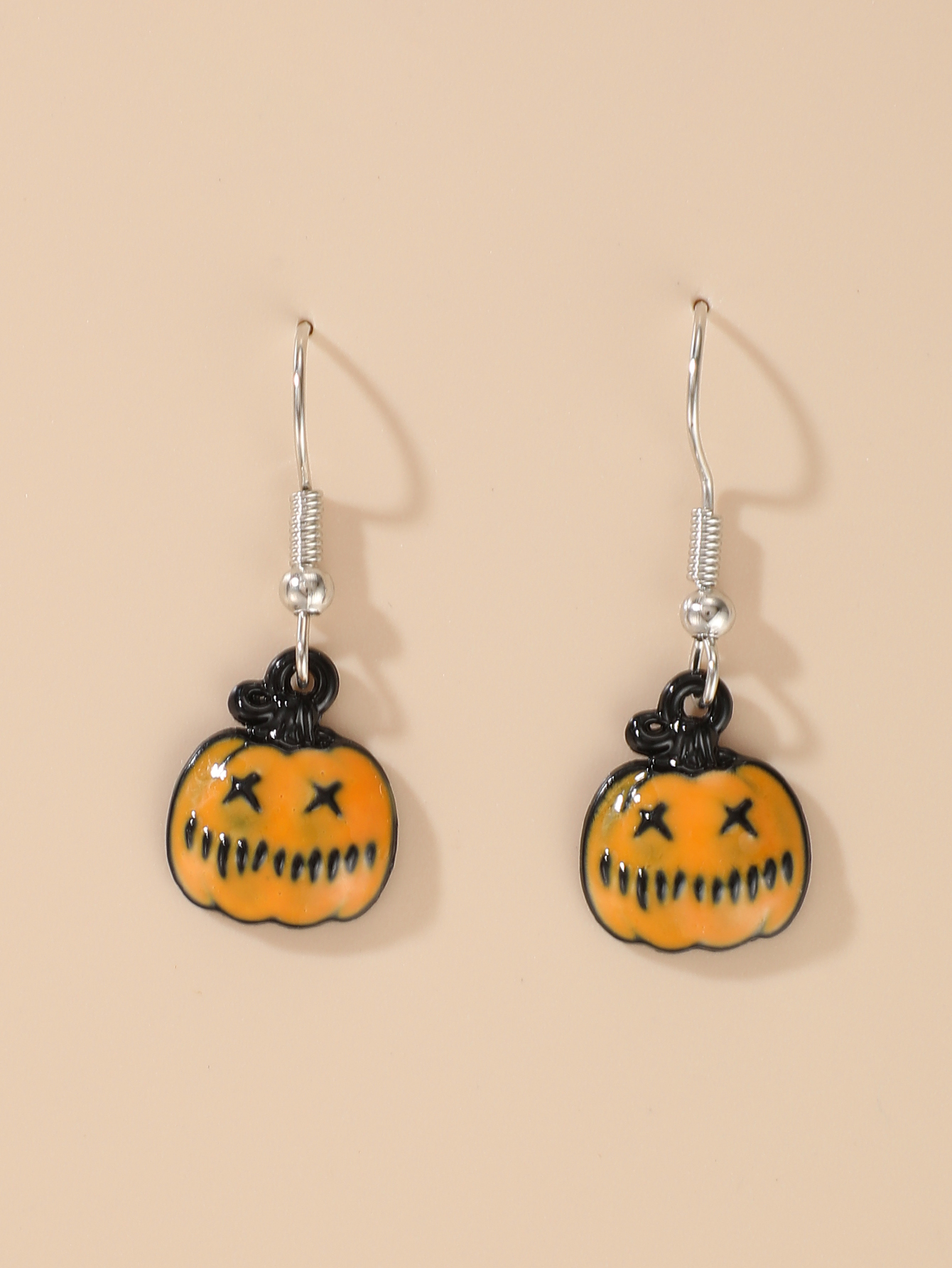 Halloween Pumpkin Ghost Demon Earrings Wholesale display picture 3