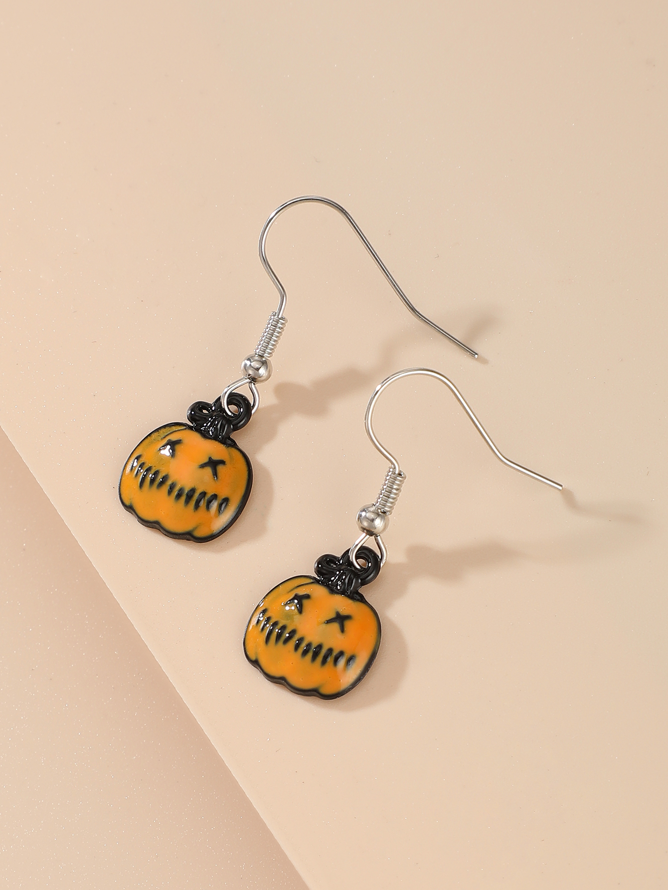 Halloween Pumpkin Ghost Demon Earrings Wholesale display picture 4