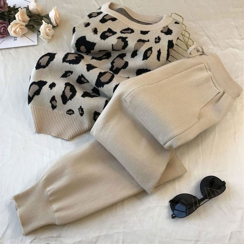 New Fashion Knitted Two-piece Suit display picture 8