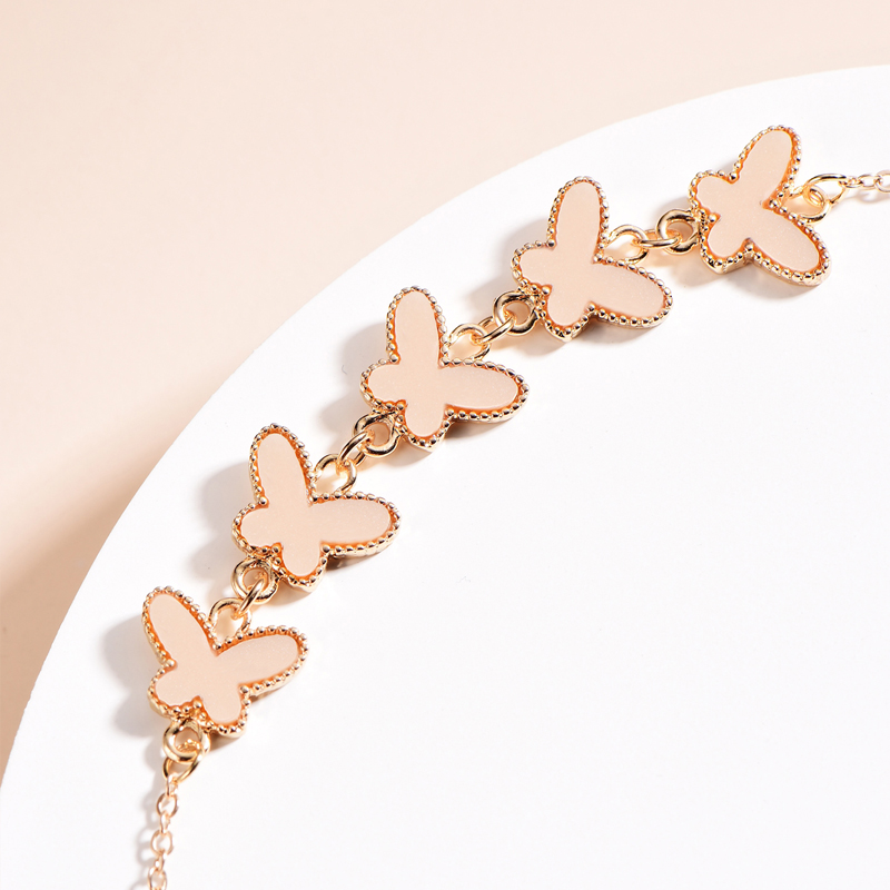 Korean Gold Butterfly Bracelet display picture 3