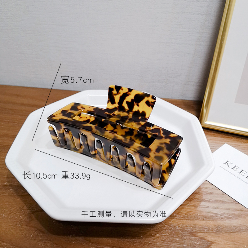 Korean Version Leopard Large Temperament Hair Clip display picture 3