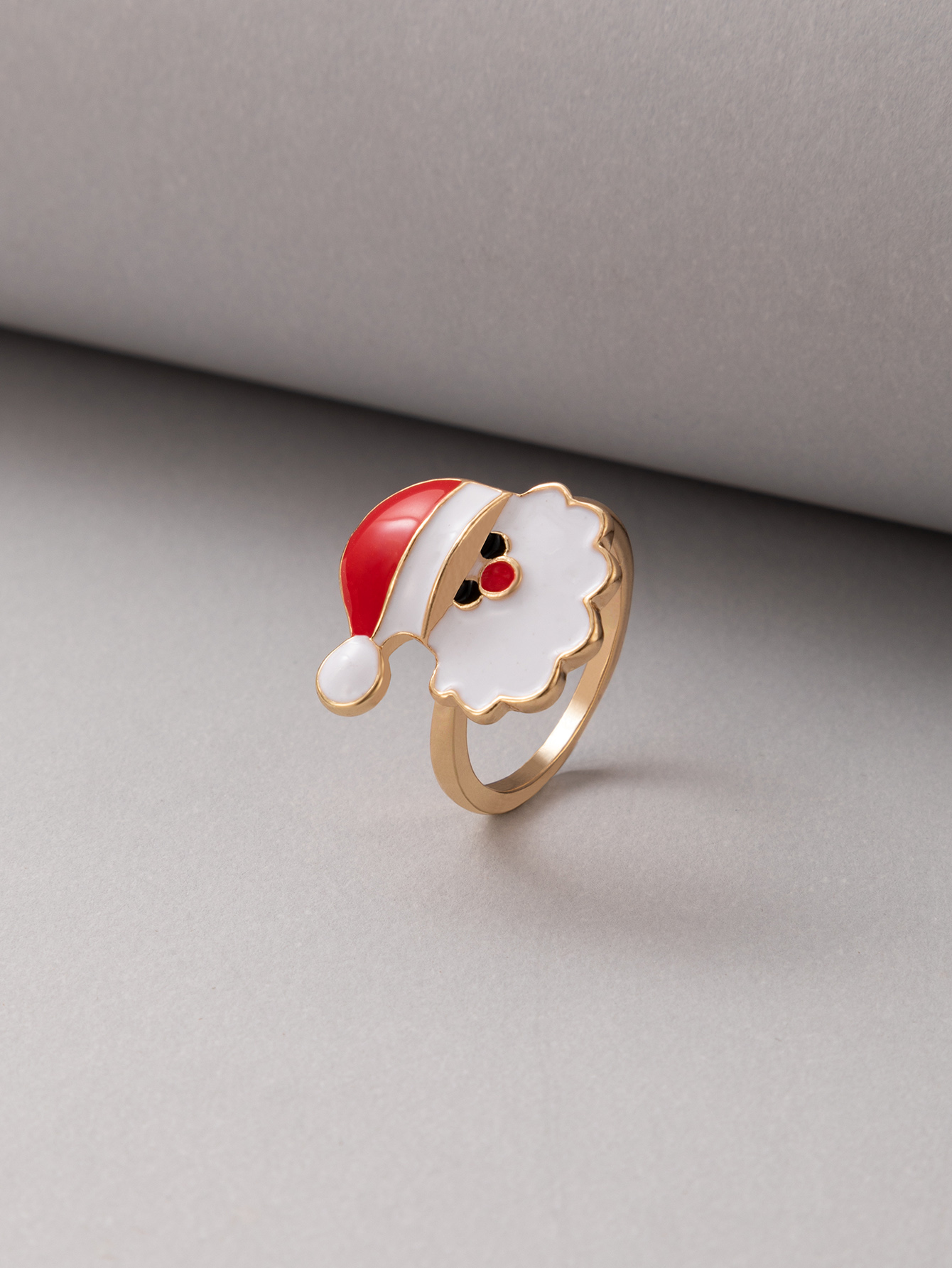 Cross-border New Jewelry Christmas Snowman Single Ring display picture 8