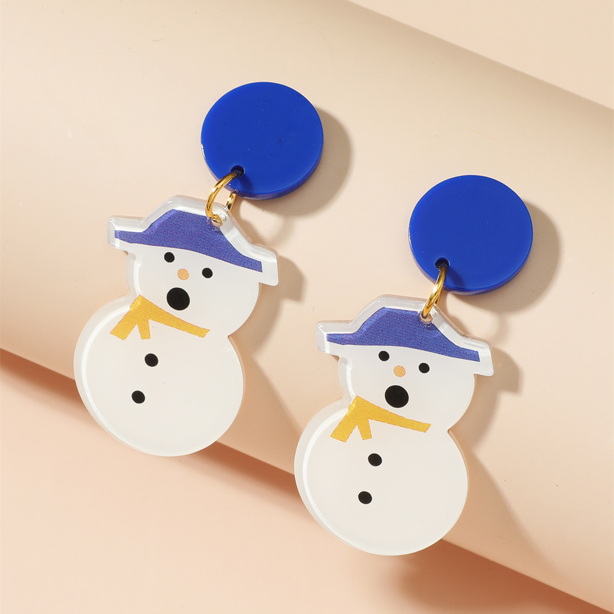 Christmas Snowman Fashion Acrylic Earrings display picture 2
