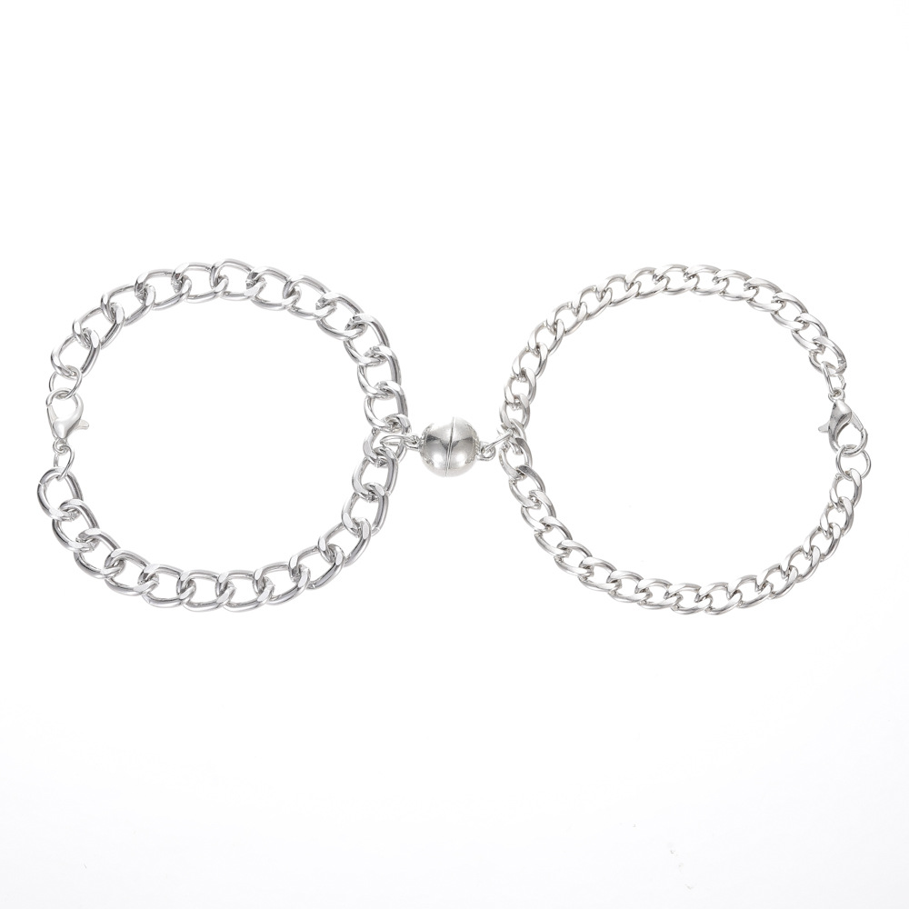 Romantic Simple Style Heart Shape Alloy Wholesale Bracelets display picture 2