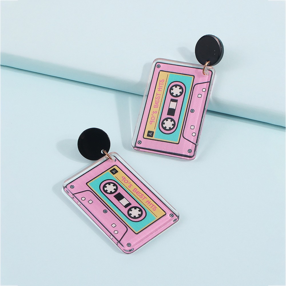 Personality Tape Exaggerated Funny Earrings display picture 4