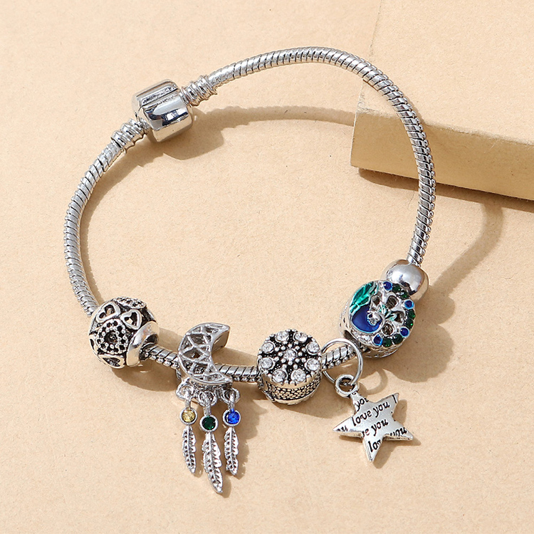 Fashion Star Moon Alloy Women's Bracelets display picture 1