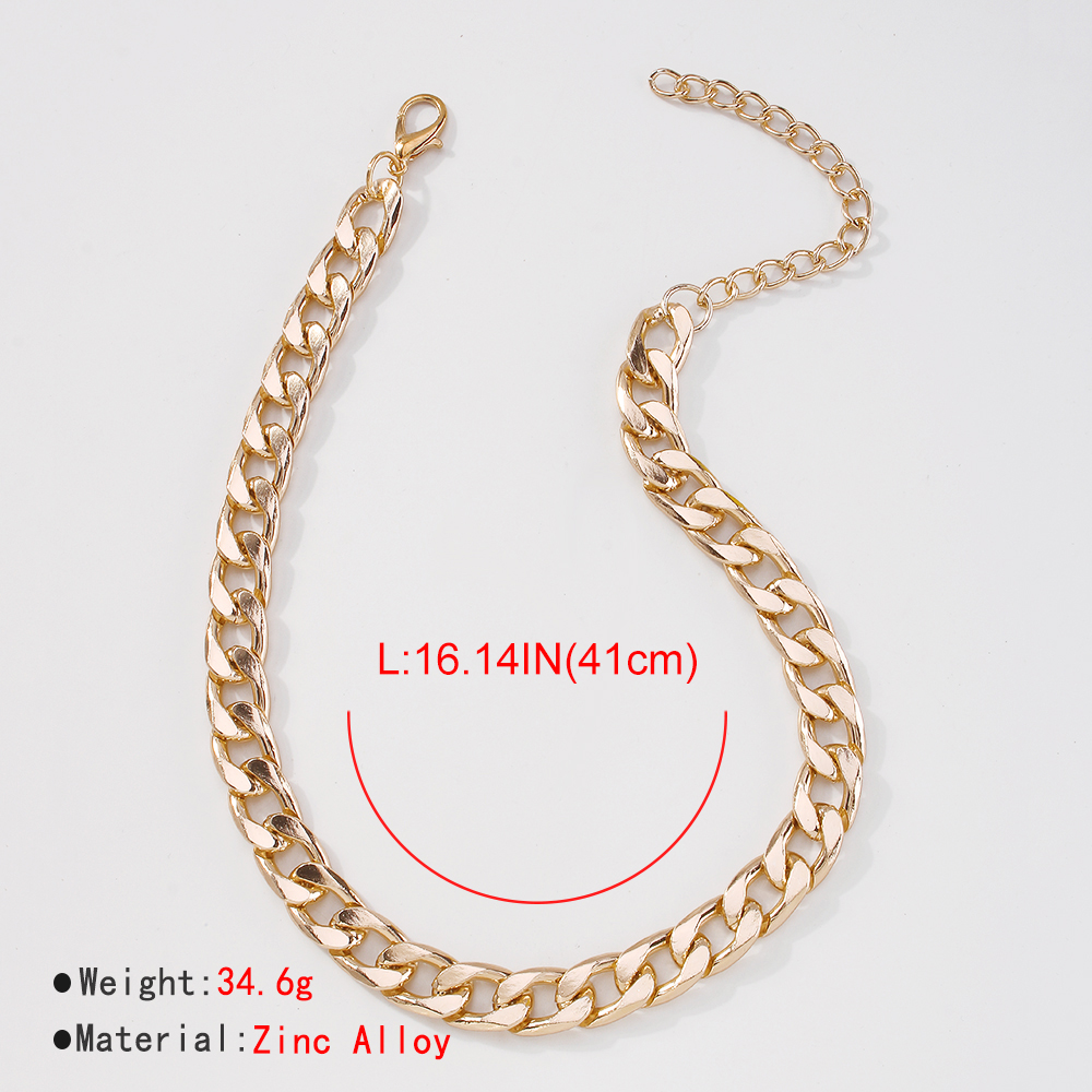 European And American Style Exaggerated Thick Chain Necklace display picture 1