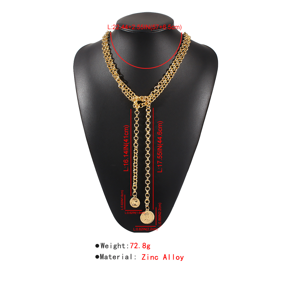 Fashion Multilayer Knotted Necklace display picture 1