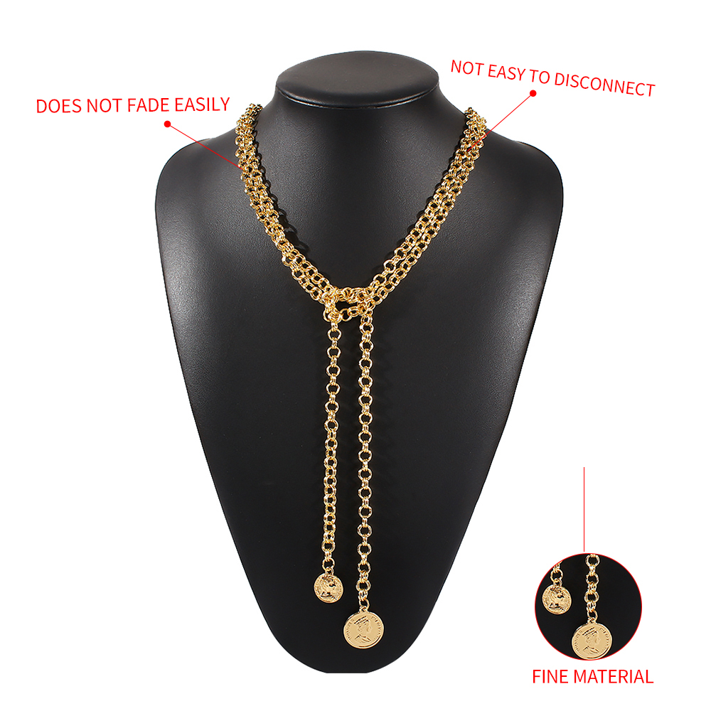 Fashion Multilayer Knotted Necklace display picture 2