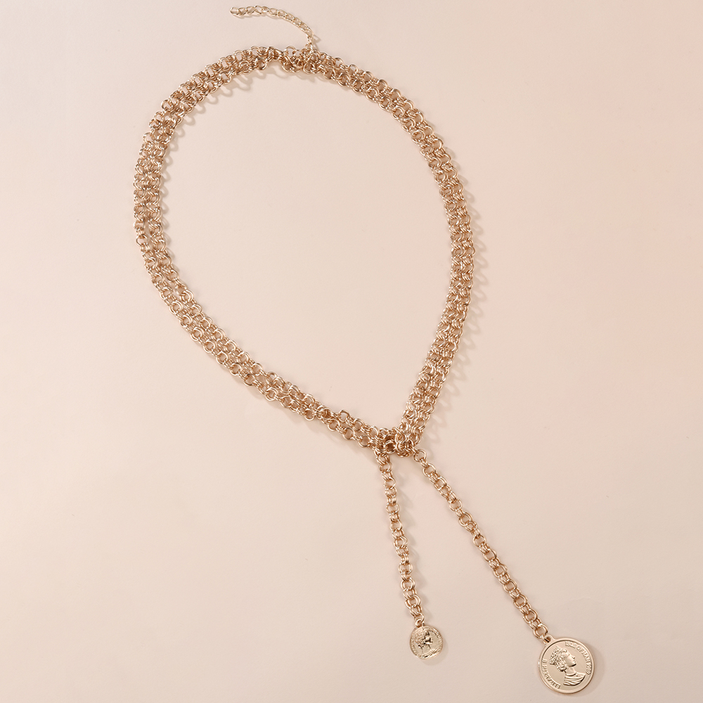 Modische Mehrschichtige Geknotete Halskette display picture 4