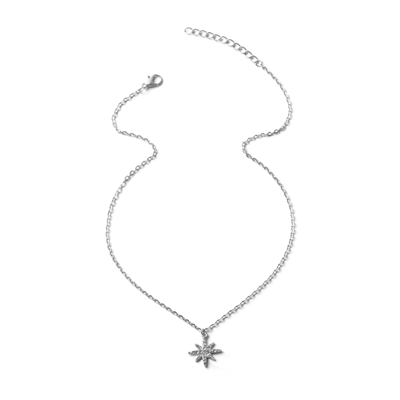 Collier Simple Étoile En Strass display picture 9