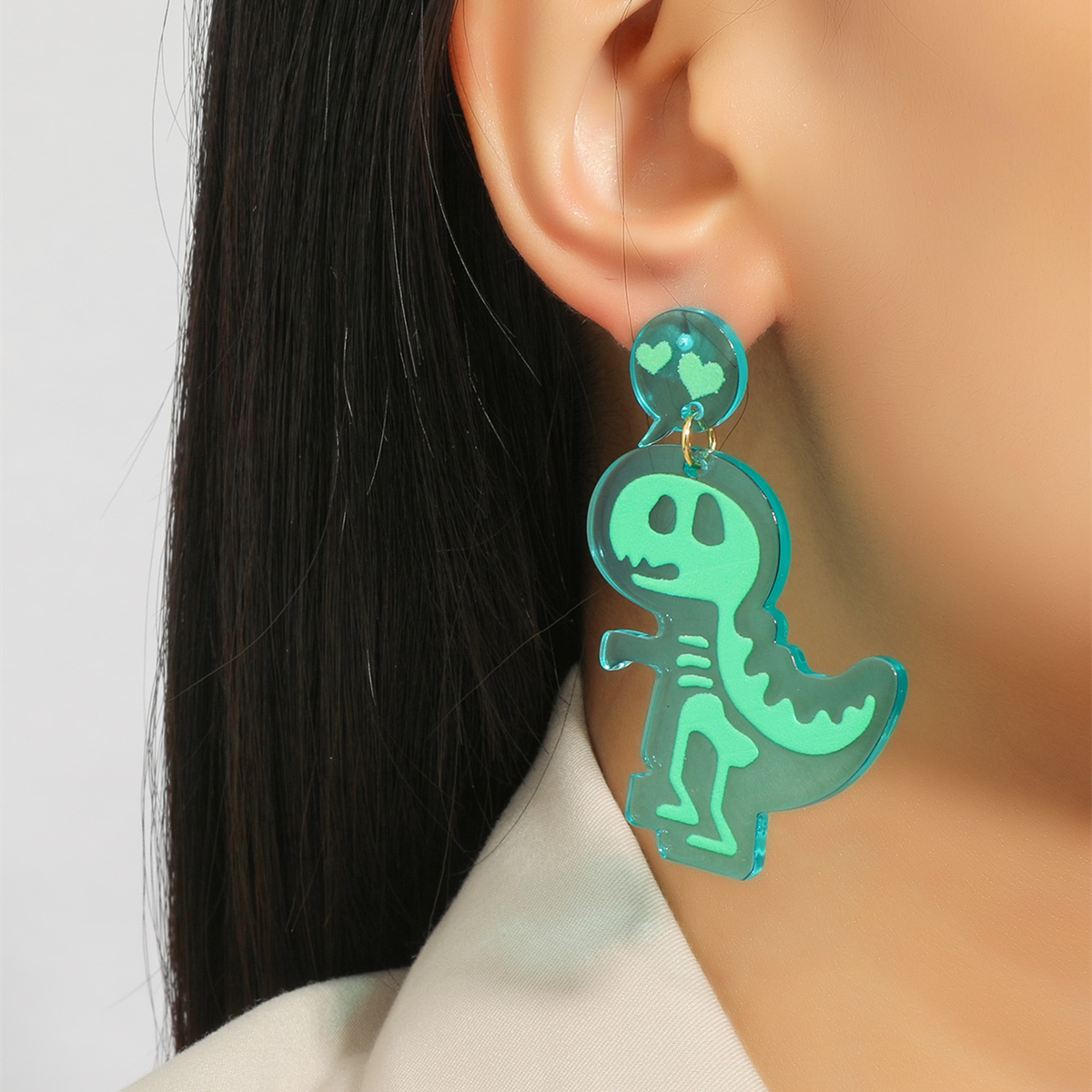 Women's Fashion Acrylic Dinosaur Ghost Earrings display picture 1