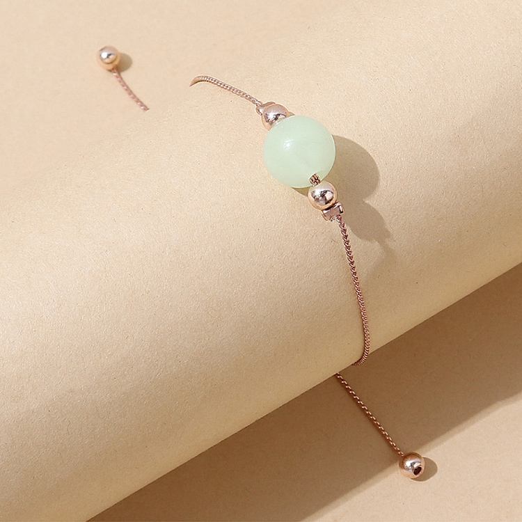 Niche Coréenne Populaire Bracelet En Alliage De Perles Lumineuses En Gros display picture 1