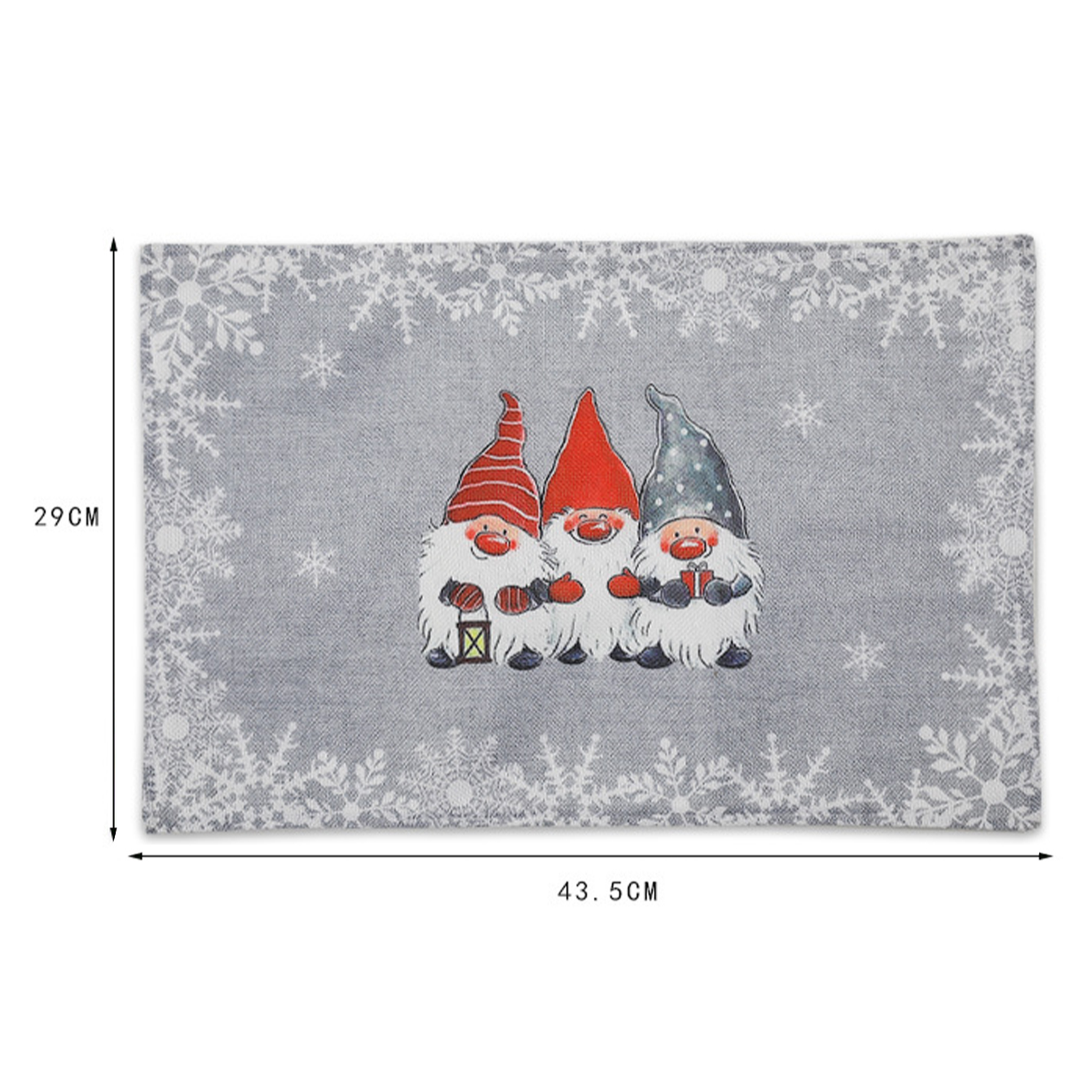 Wholesale Christmas Cartoon Gray Forester Placemat display picture 2