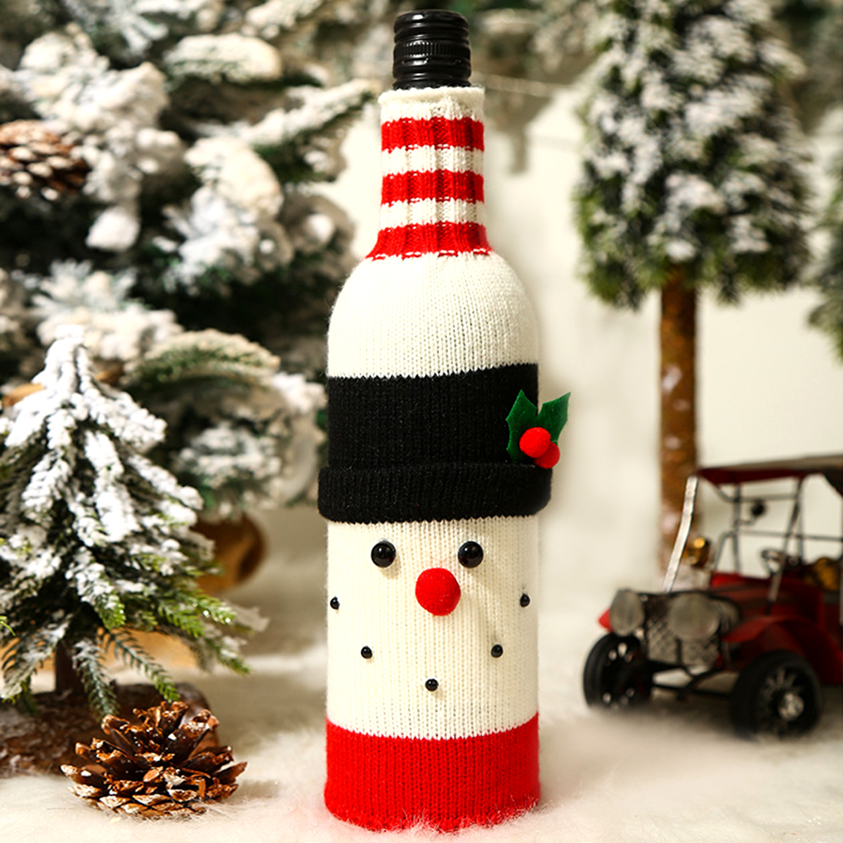 Creative Cute Knitting Wine Cover Wholesale display picture 3