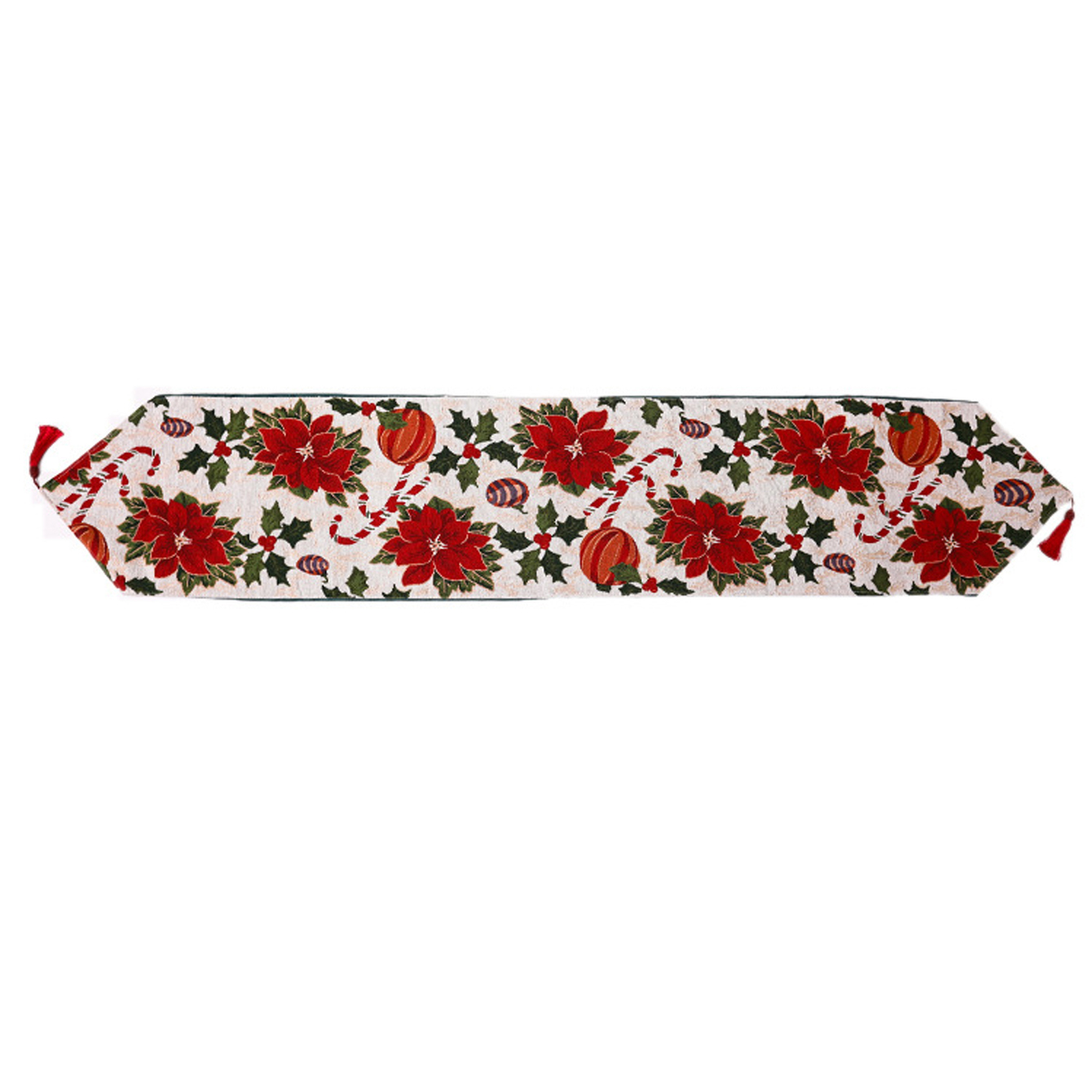 New Creative Christmas Table Runner Christmas Flower Table Runner display picture 2